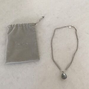 Baroque Grey Pearl Pendant